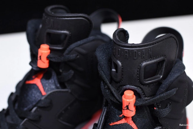 Reps BK 384664-060 air jordan 6 retro black infrared 1106